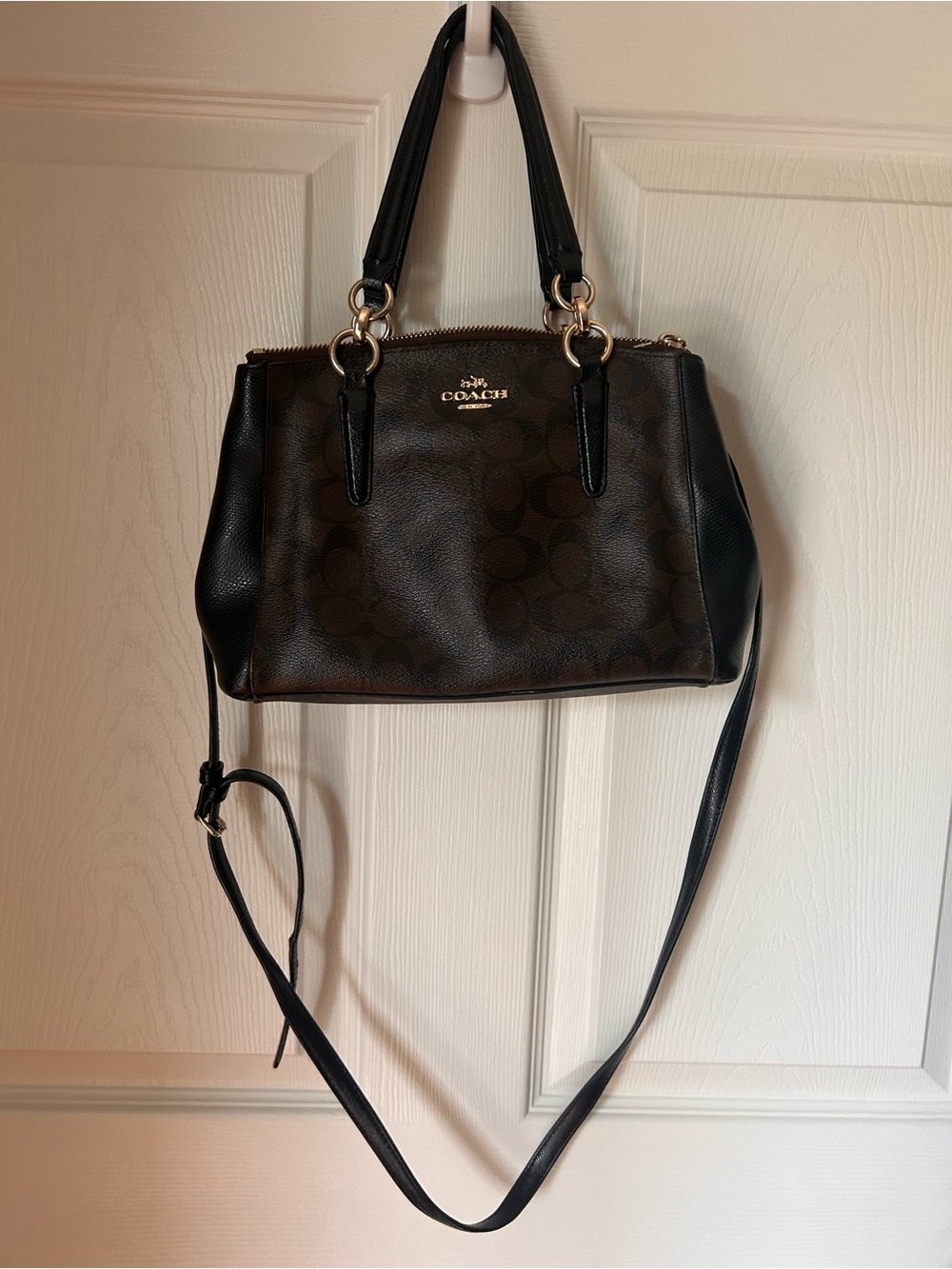 Excellent condition Coach Mini Christie Carryall Handbag